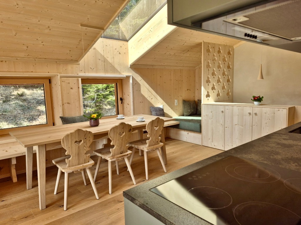 Die Panoramasuite im Waldchalet Jogglwies ... Willkommen in der Panoramasuite